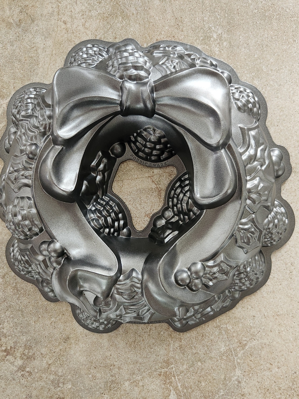 Nordicware Wreath Bundt Cake Pan with Bow